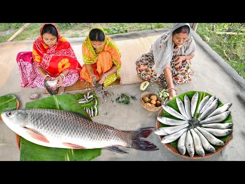 মায়ের হাতে চটজলদি মাছের ঝোল রান্না রুইমাছের কাসনপোড়া ঝোল সাথে বাটা মাছের টক || fish curry