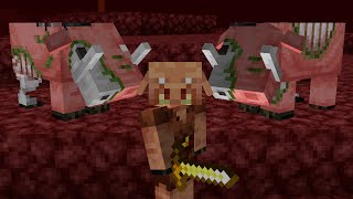 Piglin VS 2 Depredadores