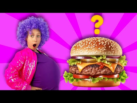 Broccoli  🥦 & Hamburger 🍔 | Kids Songs | Anuta Kids Channel