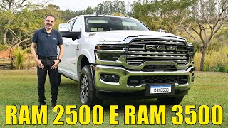 Novas RAM 2500 e RAM 3500 (linha 2025) - Todos os detalhes, versões e preços