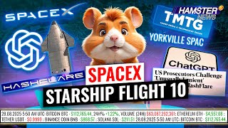 SpaceX launches Starship on 10th test flight, Trump Media unveils $6.4B Cronos plan ⚡️ Hamster News