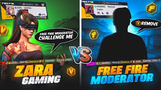 ZARA GAMING vs Free Fire Moderator 🔥 Who Will Win❓