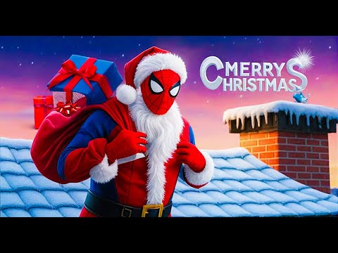 PRO 5 SPIDER-MAN TEAM | Rescue Santa Spider From CRAZY BAD-GUY ( SUPERHERO CHRISTMAS in real life )