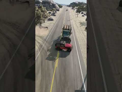 Realistic Highway Car Crashes #334 - BeamNG.Drive