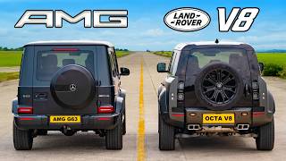 AMG G63 vs Defender Octa V8: CORRIDA DE ARRANCADA