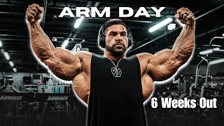 Arm Day | 6 Weeks Out | Mr. Olympia Derek Lunsford