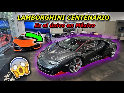 LAMBORGHINI CENTENARIO en EXHIBICIÓN en la AGENCIA | 1 de 20 EJEMPLARES en el MUNDO