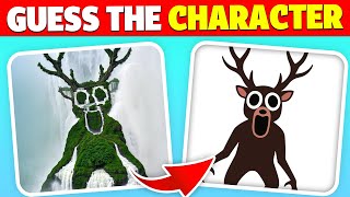 Only 1% Can Guess These 99 Nights In The Forest Mobs characters! (EYE TRICK CHALLENGE!) | Wolf, Deer