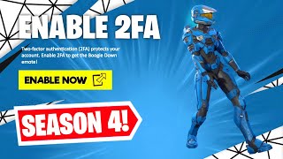 HOW TO ENABLE 2FA ON FORTNITE! (Chapter 6 Season 4)
