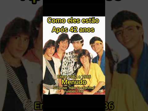 Quem se lembra deles? Menudos #anos80e90 #mexico #portorico #antesedepois #beforeandafter