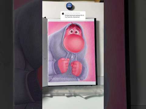 ASMR Drawing Embarassment from Inside out 2 #sketchbook