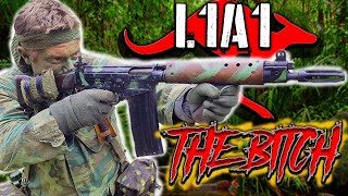 What did the Aussie SAS do to the L1A1?