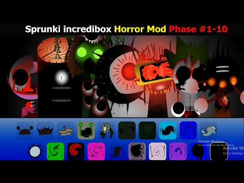 Ohh No Help Sprunki - Incredibox Sprunki New Horror Mods Phase 1- Phase 10