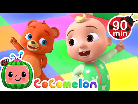 Looby Loo Dance Party! 🕺✨ CoComelon Animal Fun | Kids Songs & Dance