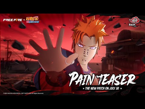 Pain Teaser | Feel The Pain | Free Fire x NARUTO SHIPPUDEN | Free Fire Official
