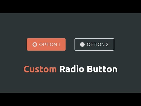 Amazing Custom Radio Button | HTML & CSS