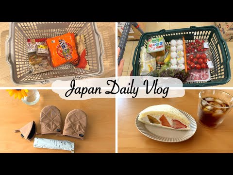 buy useful kitchen utensils, grocery shopping and make fruit sandwich | housewife daily