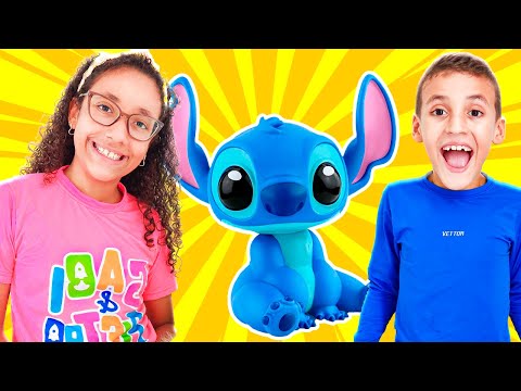 História Engraçada do Stitch com Gabi e Pietro