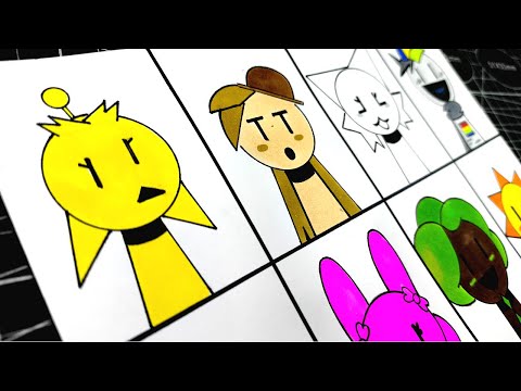 Dibujo a los personajes de INCREDIBOX SPRINKLE | NORMAL MODE | parte 2 Sprinkle mix (Sunshine)