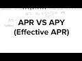 Understanding APR and APY Differences