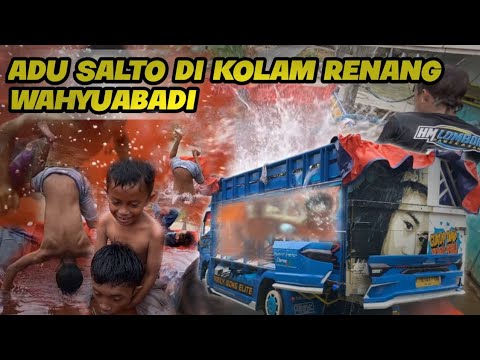 SERU...! BIKIN KOLAM RENANG DI BAK TRUCK WAHYUABADI...!!