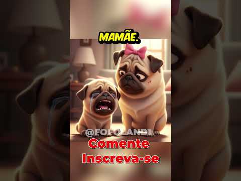 Esse gato não me deixa comer! 😠🍔😼🐶 #pug #pets #cachorro