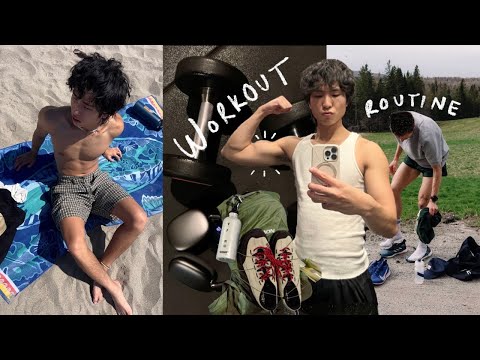 my workout routine & how to stay consistent (beginner friendly)