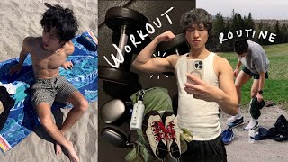 my workout routine & how to stay consistent (beginner friendly)