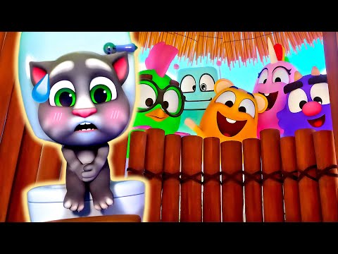 Talking Tom  👀  Talking Tom shorts 🍿 LIVE 🍿 Super Toons TV Po Polsku