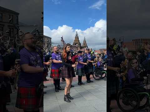 Playing Scotland the Brave with 175 pipers and drummers | Piping Live 2024 Big Band