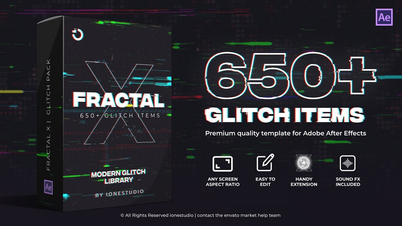 Poster - FRACTAL X | 650+ Glitch Pack