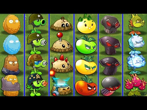 Pvz 2 Discovery - All Plants Evolution NOOB - PRO - HACKER - GOD version