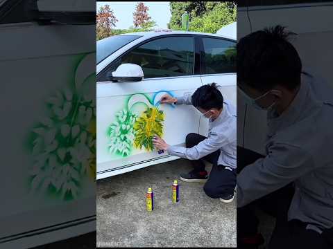मजबूत कलर हटाने वाली स्प्रे🌈🖌️😳- mini wood toy - woodworking art skills/hand crafts/#shorts