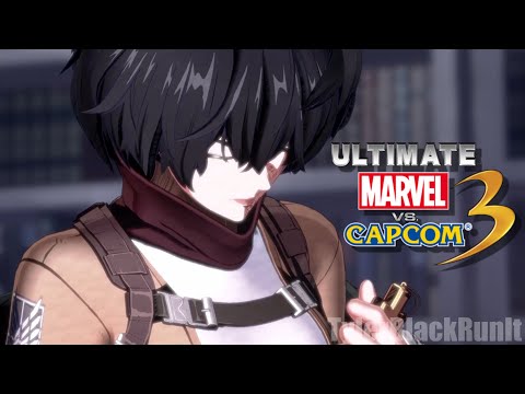Guilty Gear Strive - Unika as Mikasa Ackerman from Attack on Titan | Marvel vs Capcom Shader