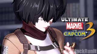 Guilty Gear Strive - Unika as Mikasa Ackerman from Attack on Titan | Marvel vs Capcom Shader