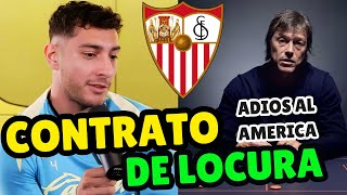 ESTALLA LA LOCURA EN EL AMERICA POR LA VENTA SEBASTIAN CACERES A SEVILLA POR PEDIDO DE MATIAS ALMEYD