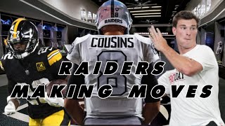 #RAIDERS sign QB Kirk Cousins | RB Najee Harris visits LV | Reaction to Mendoza’s Pro Day | #Raiders