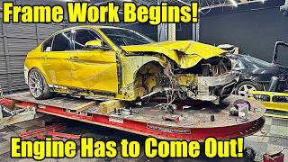 RebuildIng The smashed BMW M3! EPISODE 2