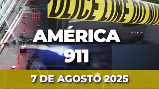 Helicóptero se estrella con barcaza - América 911 - Jueves 7 de Agosto de 2025
