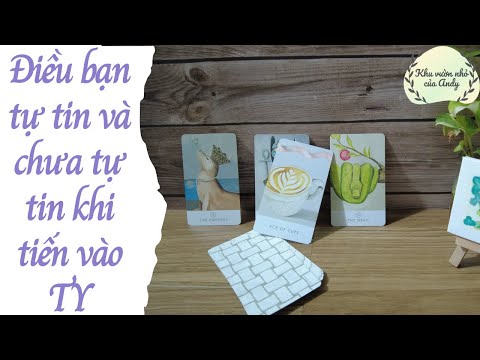 Điều bạn tự tin và chưa tự tin khi tiến vào Ty {Hiểu về tình yêu} | Trải bài tarot | Khu vườn Andy