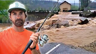 DEVASTATING FLOOD Destroyed The Fish Hatchery and EVERYTHING Escaped.... *UNBELIEVABLE FISHING SPOT*