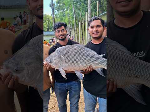 ১৭, হাজার টাকা টিকেটে ১৫ কেজি + দানব আকৃতির কাতল মাছ শিকার 🔥 #shorts #viral #fishing #fish #bigfish