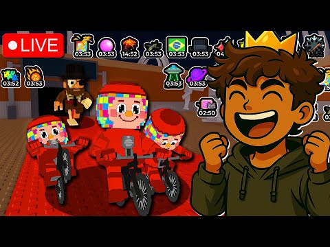 LOS CHICLETEIRAS 😱 EVENTO DE ADM ABUSE + UPDATE ROUBE UM BRAINROT!! | TEUX LIVE #brainrot #roblox