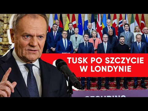 Szczyt w Londynie. Donald Tusk zabrał głos: My się na pierwszą linię frontu nie zamierzamy pchać