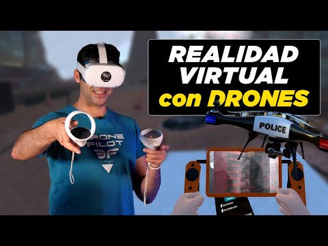 VR para aprender a pilotar DRONES en SITUACIONES DE EMERGENCIAS!! 🧯