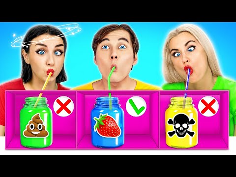 Desafío de las bebidas misteriosas | Momentos Divertidos por Multi DO Food Challenge