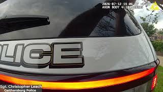 Montgomery County & Gaithersburg Police Departments' Fatal Police-Involved Shooting 07-12-26 Footage