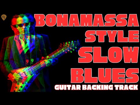 🔥 Smoldering A Minor Blues Guitar Backing Track • In the Style of Joe Bonamassa
