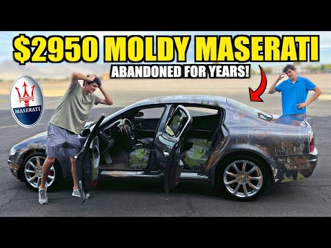 Buying a NASTY BIOHAZARD Maserati For $2950 SIGHT UNSEEN at Auction!