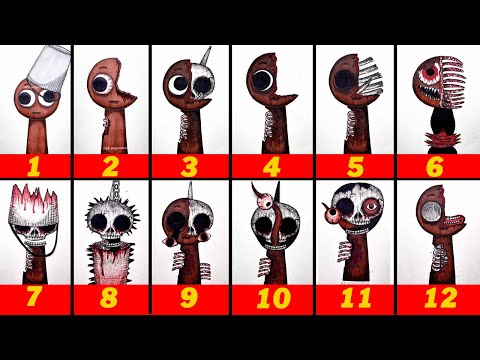 [Sprunki transformation] Brud phase 1 to 12